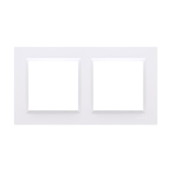 SIMON 10 RAMKA 2-KROTNA BIAŁA