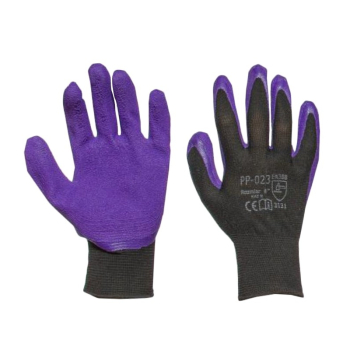 RĘKAWICE OCHRONNE POWLEKANE SPIENIONYM NITRYLEM 7