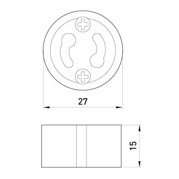 OPRAWKA CERAMICZNA GU10
