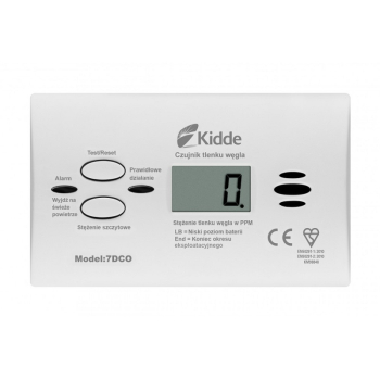 CZUJNIK TLENKU WĘGLA SERIA 7 Z WYŚWIETLACZEM LCD