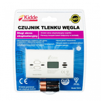 CZUJNIK TLENKU WĘGLA SERIA 7 Z WYŚWIETLACZEM LCD