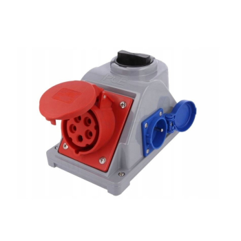 ZESTAW INSTALACYJNY Z GNIAZ.16A 5P+2P+Z RS-Z(0-1)CZE.