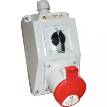 ZESTAW INSTALACYJNY Z GNIAZDEM 16A 4P (L-0-P)