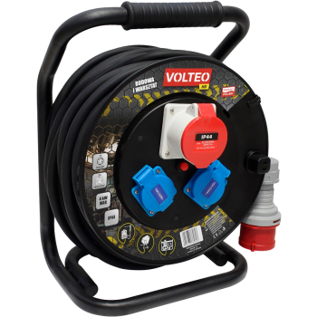 PRZEDŁUŻACZ HEAVY DUTY 20M H07RN-F 5*1,5MM 2X16A, 1X16A/5P