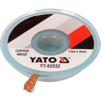 TAŚMA ROZLUTOWNICZA PLECIONKA MIEDZIANA 3.0MM*1.5M