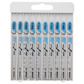 Zestaw brzeszczotów T do wyrzynarki do metalu 10szt. Bosch 2607010631