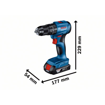 WIERTARKO-WKRĘTARKA AKU. UDAROWA GSB 185-LI 2*2.0AH