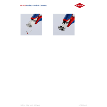 SZCZYPCE TNĄCE CZOŁOWE, POWLEKANE 160MM.