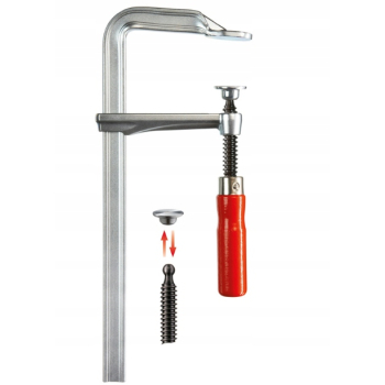 ŚCISK ŚRUBOWY ŚLUSARSKI STALOWY GZ 400/120MM