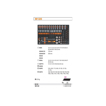 ZESTAW NARZĘDZI 75SZT W MIĘKKIM WKŁ.PROFILOWANYM