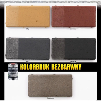 KOLORBRUK IMPREGNAT KOLORYZUJACY DO KOSTKI BRUK. ŻÓŁTY 1L