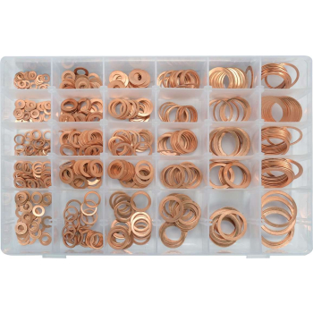 ZESTAW PODKŁADEK MIEDZIANYCH 580 SZTUK