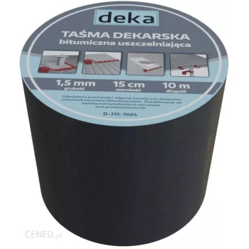 TAŚMA USZCZELNIAJĄCA DEKARSKA ALUBUTYL 15CM*10MB ALUMINIOWY