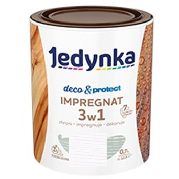 IMPREGNAT DO DREWNA JEDYNKA 3W1 BIAŁY ARKTYCZNY 0.7L