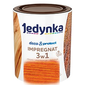 IMPREGNAT DO DREWNA JEDYNKA 3W1 MAHOŃ AMERYKAŃSKI  0.7L