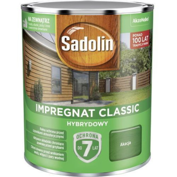 SADOLIN IMPREGNAT CLASSIC HYBRYDOWY 7 LAT AKACJA  4.5L