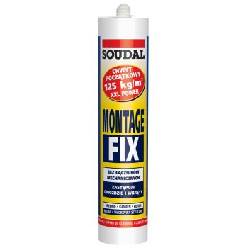 KLEJ MONTAŻOWY MONTAGE FIX 280ML