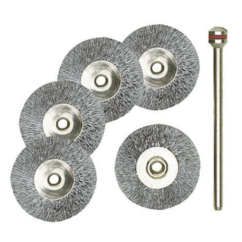 SZCZOTKI DRUCIANE 22 MM INOX 5 SZT.