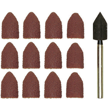 KAPTURKI SZLIFIERSKIE 9*13 GR 80,150 KORUND + TRZPIEŃ, 11CZ.