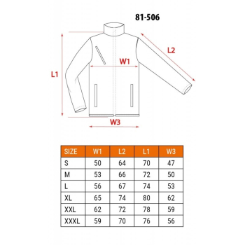 BLUZA POLAROWA PREMIUM, WZMOCNIENIA Z CORDURY, ROZMIAR M