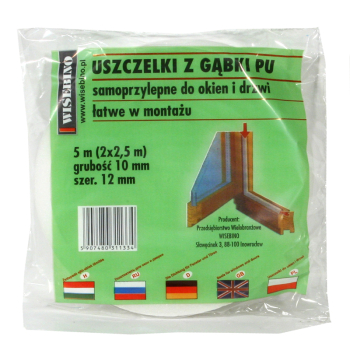 USZCZELKA GĄBKA 10*8MM 6M