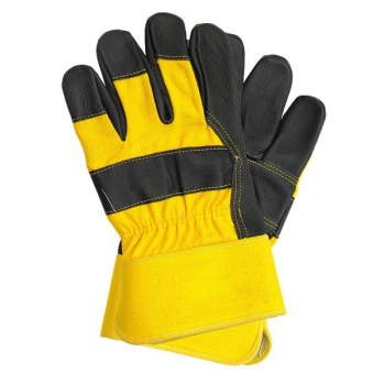 RĘKAWICE WZMACNIANE SKÓRĄ BYDLĘCĄ LICOWA  RLCMŻ RLCM