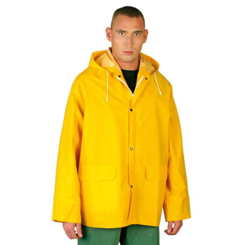 KURTKA PRZECIWDESZCZOWA ŻÓŁTA KPDY ROZMIAR XL