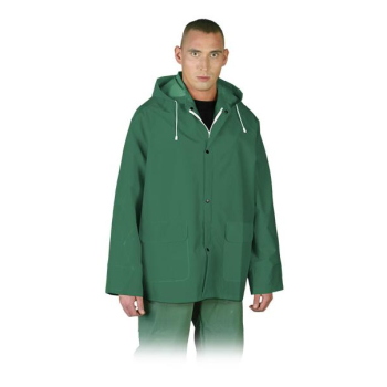 KURTKA PRZECIWDESZCZOWA ZIELONA KPDZ ROZMIAR XL