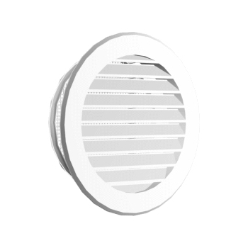 KRATKA OKRAGŁA FI80 115MM BRĄZOWA