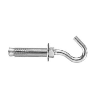 KOŁEK STALOWY HAK SUFITOWY 12*80MM M8