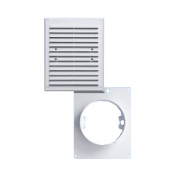 KRATKA Z WYJŚCIEM RUROWYM BIAŁA 175*215MM FI100MM