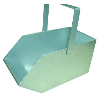 WĘGLARKA METALOWA DUŻA Z BLACHY OCYNKOWANEJ